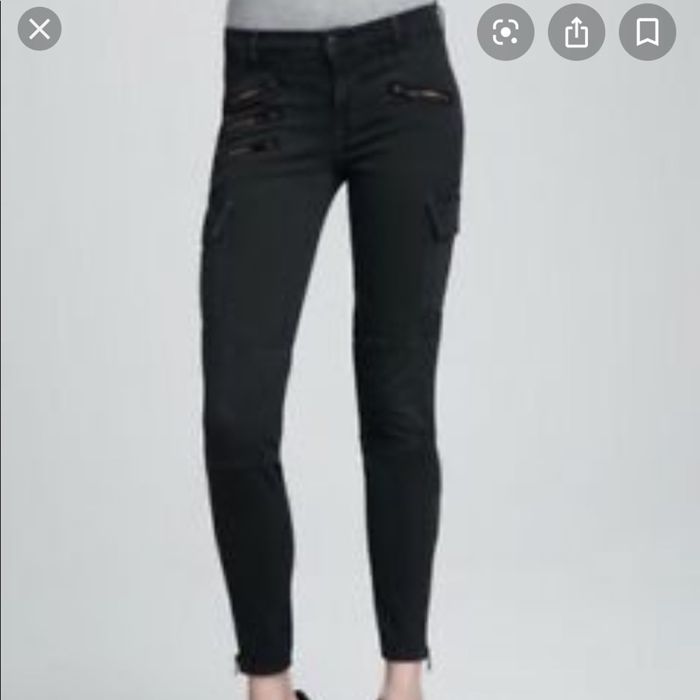 J Brand Black Jett Cargo Pants